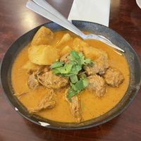 Indian curry vegan meat  at Au Lac Royal Vegan Cuisine in Dickson