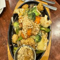 Sizzling soy and veg hot plate   at Au Lac Royal Vegan Cuisine in Dickson
