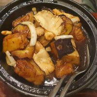 Eggplant Claypot - sauce was too bitter & it needed more vegies at Au Lac Royal Vegan Cuisine in Dickson