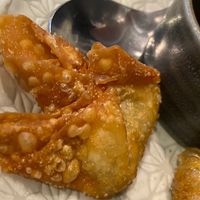 Deep fried wontons   at Au Lac Royal Vegan Cuisine in Dickson