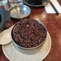 Brown rice at Au Lac Royal Vegan Cuisine in Dickson
