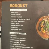 Banquet Dishes at Au Lac Royal Vegan Cuisine in Dickson