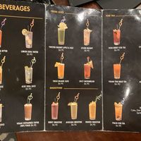 Beverages at Au Lac Royal Vegan Cuisine in Dickson