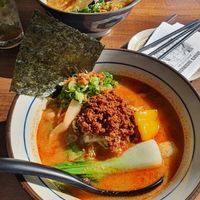Spicy tan tan ramen (not too spicy tho great balance)♡♡♡ at Daidokoro Umaimon Ramen  in Amsterdam