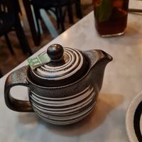 Green hot tea at Takumi Ramen & Yakisoba in Milan