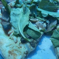 Pizza vegana de berenjena encurtida   at Antiguo Sueño Restorán in San Jose De Maipo