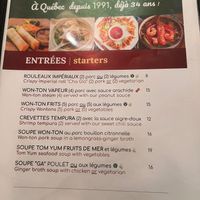  at Asia Restaurant in Quebec