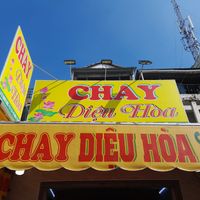 Sign outside at Diệu Hoa in Ho Chi Minh City