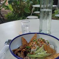 The food comes with Free, Filtered Water 💦 at Bunch in Hiriketiya