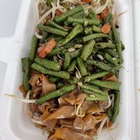 Packed kway teow with 2 sides $3  at Shu Vegetarian 典蔬 in Central Singapore