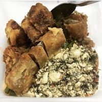 Yam roll it's so yummy at Shu Vegetarian 典蔬 in Central Singapore