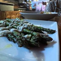 Asparagus made vegan   at Bauhaus in Modesto