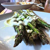 Asparagus made vegan   at Bauhaus in Modesto