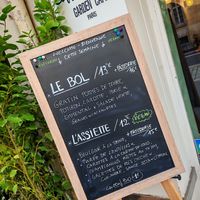 Week menu at Garden Café Paris in Paris