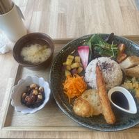 Plate of the day  #Veganuary at PLANT-BASED CAFE ANDPON in Osaka