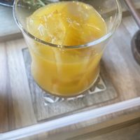 Orange juice  #Veganuary at PLANT-BASED CAFE ANDPON in Osaka
