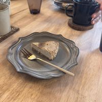 Cheesecake/チーズケーキ  at PLANT-BASED CAFE ANDPON in Osaka