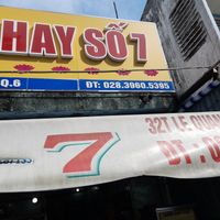Sign with name at CƠM CHAY SỐ 7 in Ho Chi Minh City