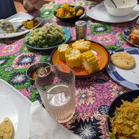 Steamed corn at Mlango Farm in Ngecha