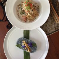 Tempeh and tofu simmered in coconut milk delicately flavored    at Be GILI MOOD in 