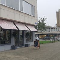 bar from the outside at Chalo Atelier.Chai Bar in Antwerpen