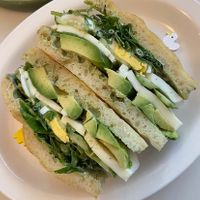 Green avocado sandwich   at MitBord in Seoul