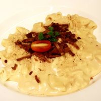 Vegan spaghetti at Veganerie - Mercury Ville in Bangkok