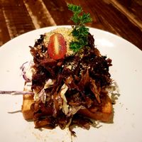Vegan toast at Veganerie - Mercury Ville in Bangkok