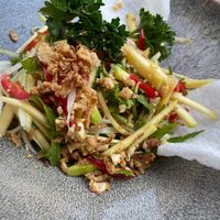 Mangosalat (sehr empfehlenswert!) at BoChi Restaurant in Bad Krozingen