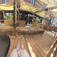 Patio at Cass Cafe in Montreal