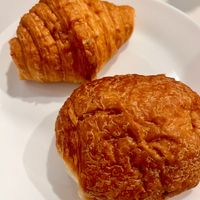 Croissant and Pan Au Chocolat at Cass Cafe in Montreal