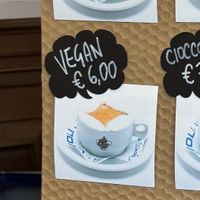 Menu  at Vivoli Gelato in Florence