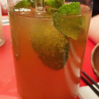 Homemade lemonade at SORI Ramen in Mainz