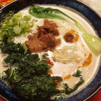 Ramen with extra spinach at SORI Ramen in Mainz