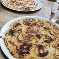 Apple banana vegan pancake at Pannekoekboerderij De Steenen Camer in Arnhem