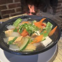 Vegan Pho with tofu   at Miss Vietnam Restaurant in Biggleswade