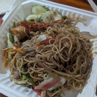 Takeaway pancit bam-i: tasted like nostalgic Asian takeaway at Lovegan Cafe in Moalboal