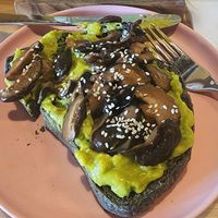 avacado shiitake bread at iVegan Supershop Hoi An - Healthy Plant Based Cafe in Hoi An