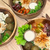 triple falafel at iVegan Supershop Hoi An - Healthy Plant Based Cafe in Hoi An