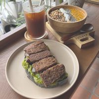 Pesto toase extra tempeh at iVegan Supershop Hoi An - Healthy Plant Based Cafe in Hoi An