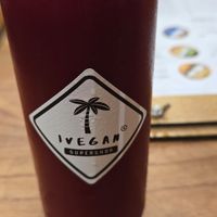 Beet juice at iVegan Supershop Hoi An - Healthy Plant Based Cafe in Hoi An
