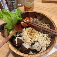 falafel bowl the best seller at iVegan Supershop Hoi An - Healthy Plant Based Cafe in Hoi An