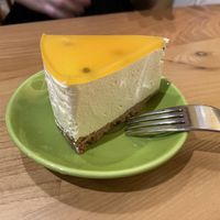 Passion fruit cheesecake   at iVegan Supershop Hoi An - Healthy Plant Based Cafe in Hoi An