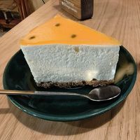 Delicious passionfruit Cheesecake! at iVegan Supershop Hoi An - Healthy Plant Based Cafe in Hoi An