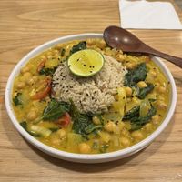 Chickpea curry so tasty  at iVegan Supershop Hoi An - Healthy Plant Based Cafe in Hoi An