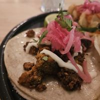 Tofu chorizo at Hugo's Mexican Kitchen - District 1881 in Chilliwack