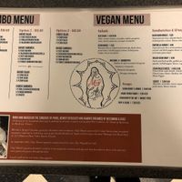 Vegan options at The Magnificat Cafe in Jacksonville
