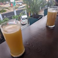 Sugarcane juice (make sure to not add extra sugar!) at Slush Coffee World in Nairobi