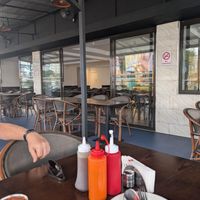 The second floor at Slush Coffee World in Nairobi