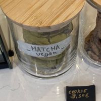 Vegan matcha cookie at CASA CAFE in Paris